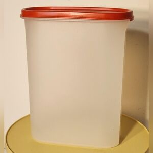 Vintage Tupperware Sheer Modular Mates 9 3/4 Cup Sheer Tupperware Container